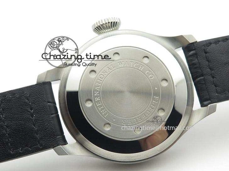 MIROTIME 0219 Timeless Big Pilot Real PR IW500901 ZF 1:1 Best Edition On Black Leather Strap A 7340